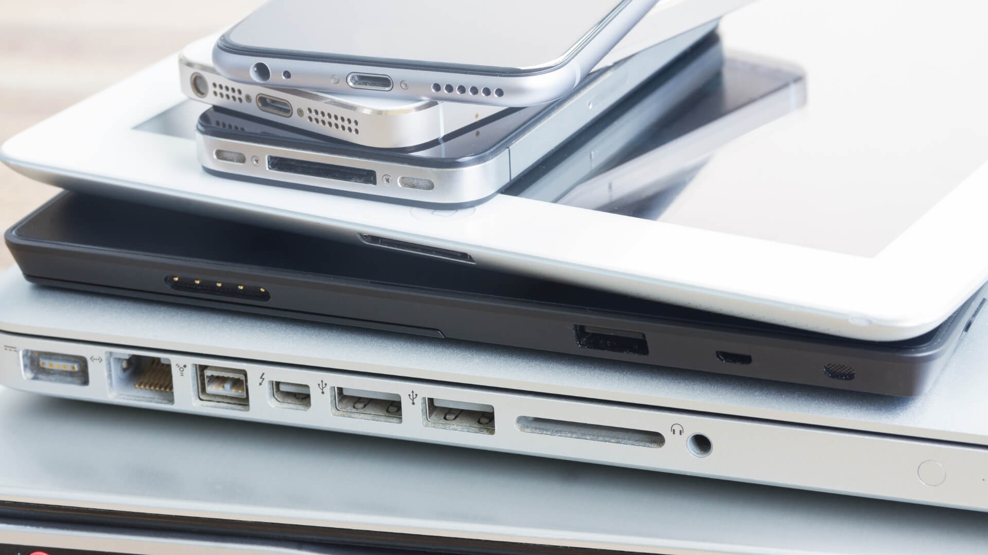 Computer and phones