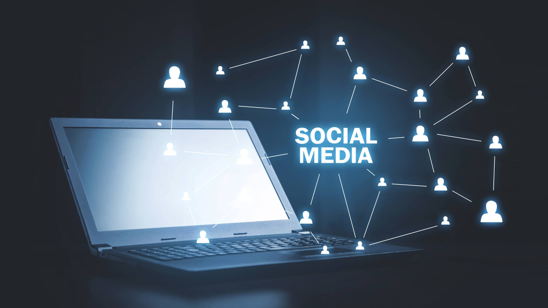 Social Media Laptop