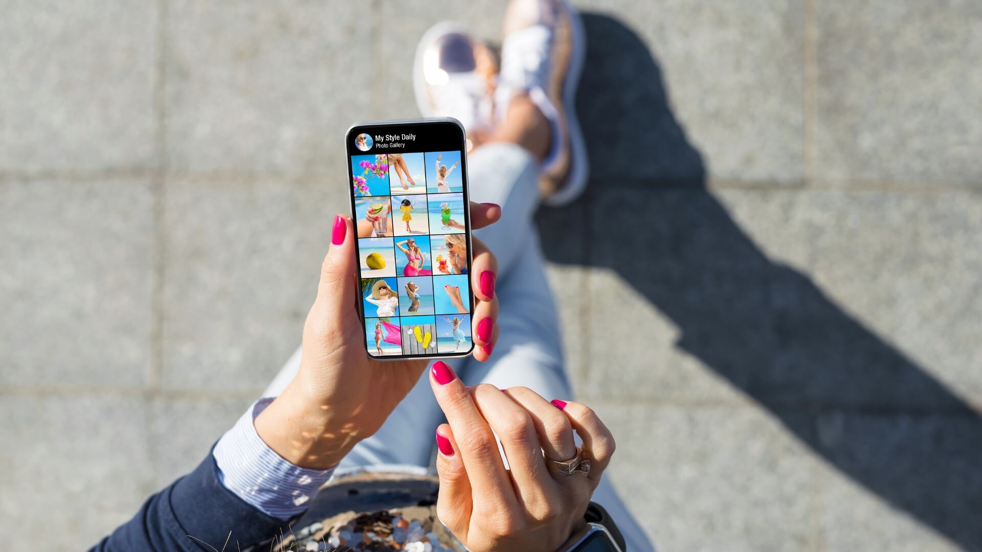 Woman Phone Instagram Photos